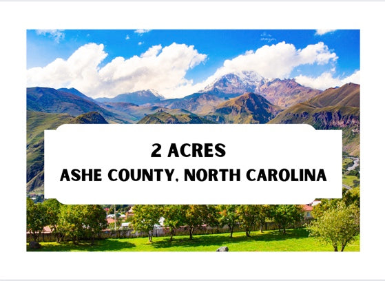 2 -Acre Semi-Improved Vacant Land in Western North Carolina - Great Opportunity in the Future!