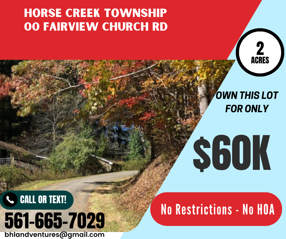 2 -Acre Semi-Improved Vacant Land in Western North Carolina - Great Opportunity in the Future!