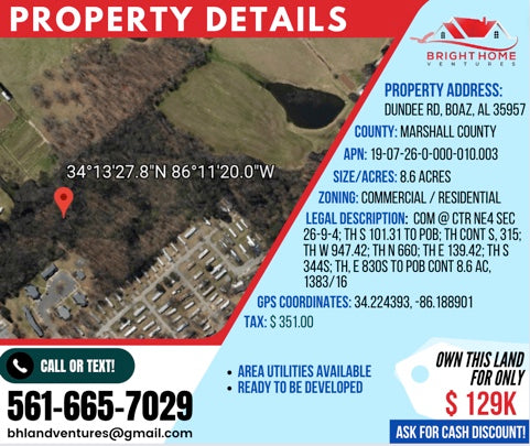 Commercial Land Investment Opportunity