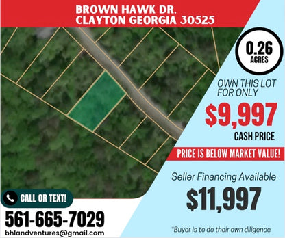 Cash Price $4K-Golf Club Community With Mountain Views in Rabun County, Georgia! - Underground Utilities in Place - Paved Road Access - Rent to Own